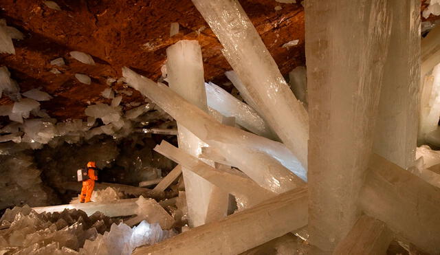 La Cueva de los cristales es uno de los secretos mejor guardados de México. Foto: National Geographic