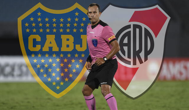 Darío Herrera será el árbitro del Boca Juniors vs. River Plate este domingo 11 de septiembre. Foto: composición LR/AFP