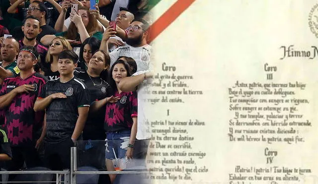 La letra oficial del himno nacional mexicano fue publicada en 1943. Foto: composición LR/AFP/Gobierno de México