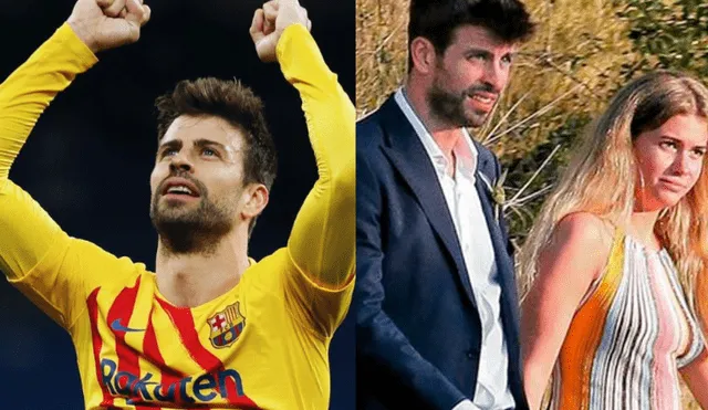 El futbolista ya no teme dejarse ver en redes con su novia Clara Chía. Foto: composición LR/Gerard Piqué/Instagram/Hola/Twitter