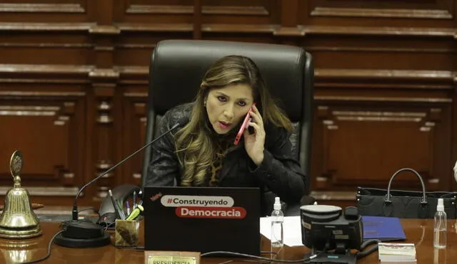 La gestión de Lady Camones como presidenta del Congreso duró 42 días. Foto: Gerardo Marín/La República