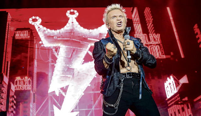 Fanáticos peruanos de Billy Idol tuvieron que esperar casi 40 años para que su artista favorito toque por primera vez en el Perú. Foto: difusión