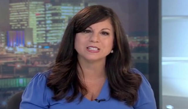 La presentadora de un noticiero en Oklahoma, Julie Chin, sufre el inicio de un derrame cerebral en una transmisión en vivo. Foto: KJRH-TV