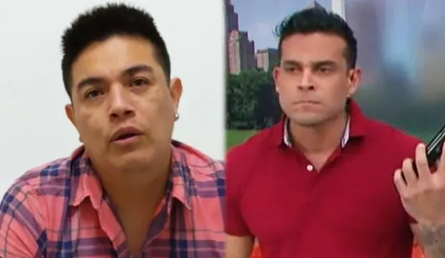 Chistian Domínguez y Leonard León están enfrentados. Foto: Instagram /  Leonard León / captura América TV