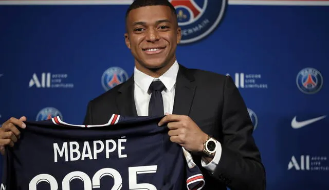 Prensa estadounidense reveló el millonario contrato que firmó Mbappé para los próximos 3 años. Foto: EFE