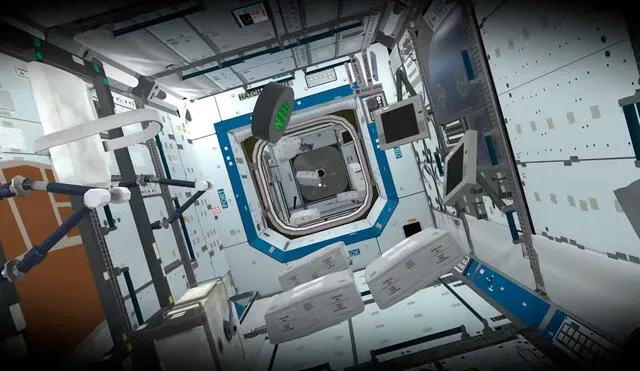 Además de explorar el interior de una Estación Espacial Internacional, el juego también incluye información acerca de cómo la microgravedad afecta al cuerpo humano. Foto: Space Science Investigations