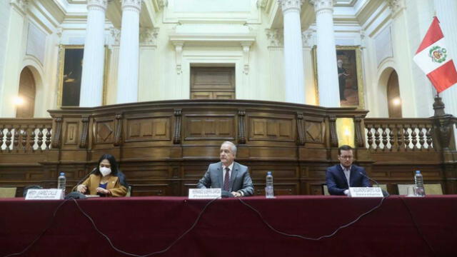 Comisión de Constitución es presidida por el fujimorista Hernando Guerra García. Foto: Congreso