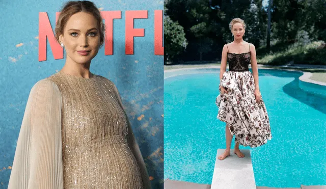 Jennifer Lawrence también habló sobre su nueva faceta como madre. Foto: composición LR/ AFP/ Vogue
