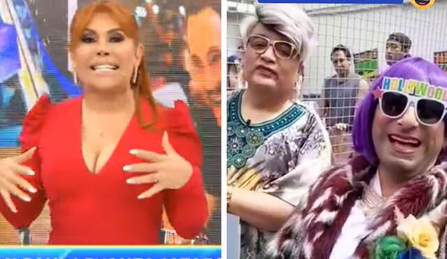 Magaly Medina saludó que Jorge Benavides y Carlos Álvarez se vuelvan a juntar. Foto: captura ATV