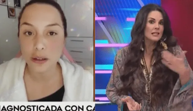 Natalia Salas confirmó que padece de cáncer de mama. Foto: composición LR/captura de América TV