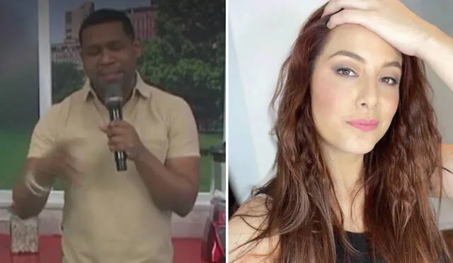 Edson Dávila y sus compañeros de "América hoy" le expresaron sus mejores deseos a Natalia Salas. Foto: composición LR/captura de América TV/Natalia Salas/Instagram