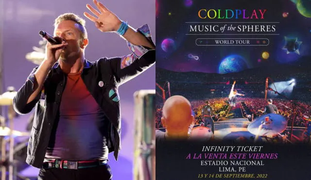 Coldplay pone a disposición más entradas para sus conciertos en Perú. Foto: composición LR/Coldplay/Instagram/Artes Perú/Facebook