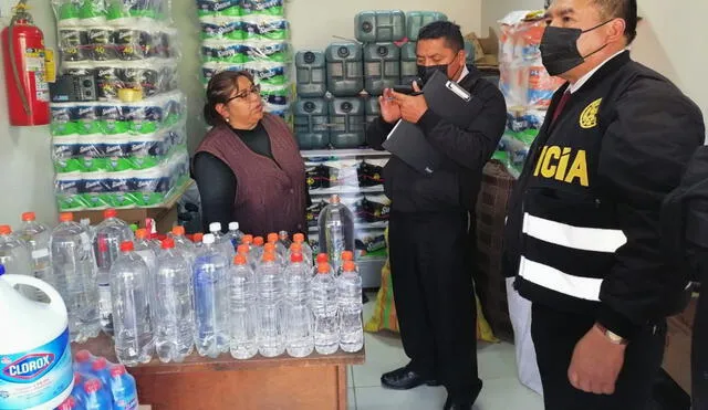 Los productos fueron incautados por atentar contra la salud pública. Foto: PNP