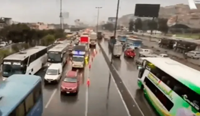 Son dos accidentes vehiculares que ocurren en lo que va de esta mañana.  Foto captura Panamericana