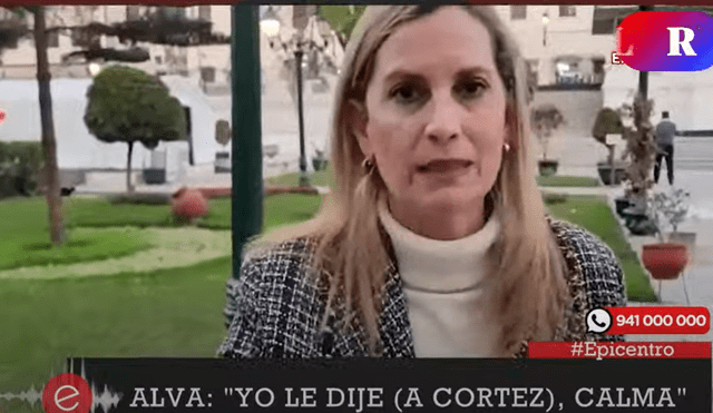 María del Carmen Alva se refirió a la agresión contra Isabel Cortez. Foto: captura Grado 5