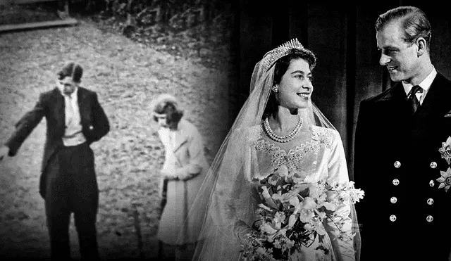 La historia de amor de la reina Isabel II y el príncipe Felipe conmovió a personas de todo el mundo. Foto: composición LR/Britannia Royal Naval College/PA