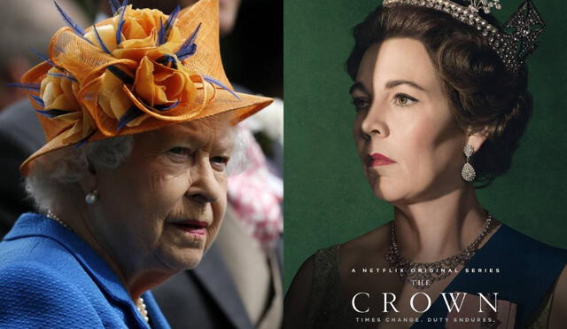 La reina Isabel II desaprobó lo que contó "The Crown" a partir de la segunda temporada. Foto: composición/AFP/Netflix