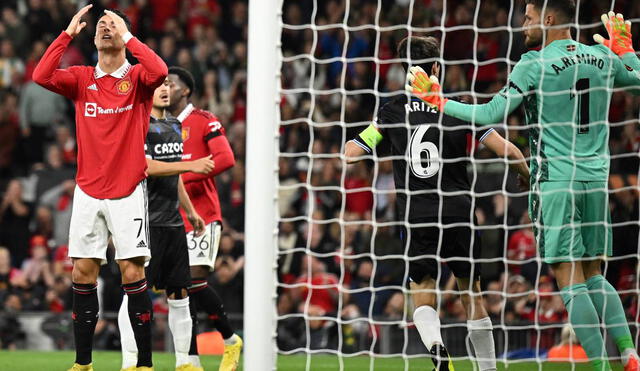 Batacazo. El cuadro español se impuso por primera vez al United. Ganaron en la Europa League. Foto: AFP