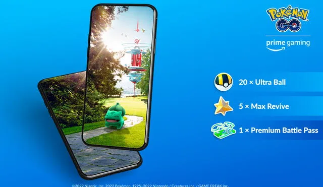 Prime Gaming lanzará otro pack de recompensas para Pokémon GO en los próximos días. Foto: Pokémon GO