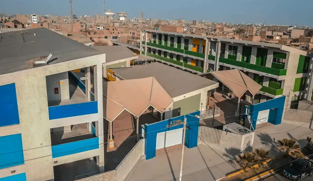 Centro educativo San Lorenzo fue inaugurado a fines de junio de 2022 por autoridades. Foto: Municipalidad de José Leonardo Ortiz