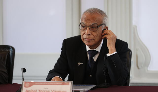 Aníbal Torres dijo que el JEE de Trujillo "tiene que separar al candidato Acuña”. Foto: PCM Aníbal Torres dijo que el JEE de Trujillo "tiene que separar al candidato Acuña”. Foto: PCM