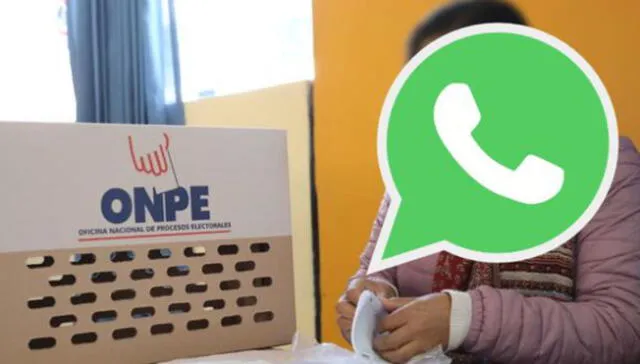 Ciudadanía podrá acceder a la información del proceso electoral a través de WhatsApp. Foto: ONPE