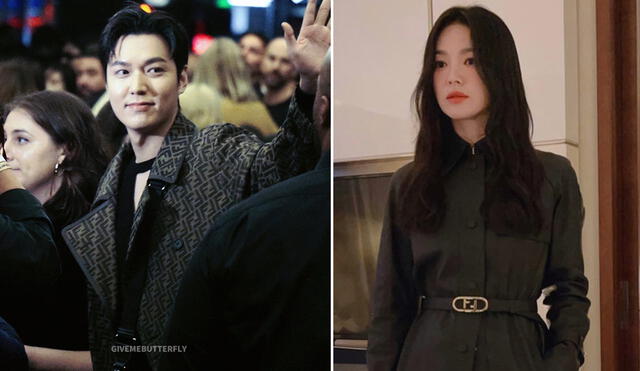 Superestrellas de Corea del Sur Lee Min Ho y Song Hye Kyo son embajadores de Fendi, marca italiana de lujo. Foto: composición LR/fansite givemebutterfly/Fendi