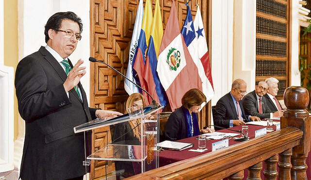 Se fue. En la Cancillería se decía que el discurso que dio ayer Rodríguez Mackay era de despedida. Por la noche, renunció. Foto: difusión