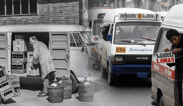 En los años 90, los desempleados no tuvieron otra alternativa que comprar una combi para sumarse al servicio del transporte público. Foto: composición LR/ Autocosmos/Andina