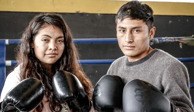 Ángela y Max fueron reclutados para “Peso gallo“ cuando entrenaban con el objetivo de llegar a nuevos torneos. Foto: John Reyes/La República