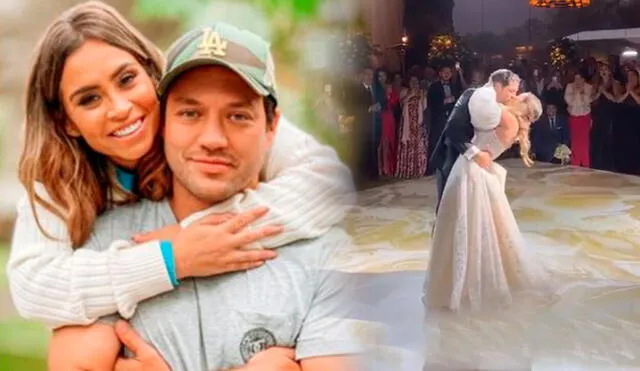 Ethel Pozo y Julián Alexander se casaron en Pachacamac este 10 de septiembre. Foto: composición LR/ @ValeriaPiazza / Instagram