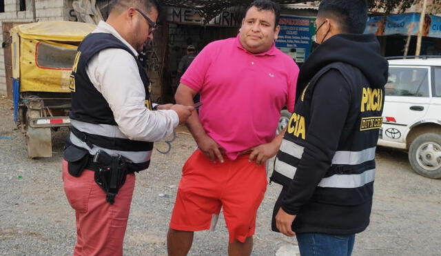 'Gordo Jovani' fue detenido durante un operativo orientado a contrarrestar el alto índice de criminalidad. Foto: PNP