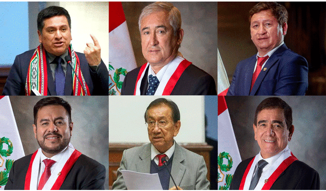 En total, 6 parlamentarios se disputarán la presidencia del Congreso. Foto: composición La República