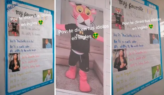 Con el propósito de conseguir la más alta calificación del curso, los alumnos tuvieron una ingeniosa idea. Foto: composición LR/TikTok/@AbelardoPR