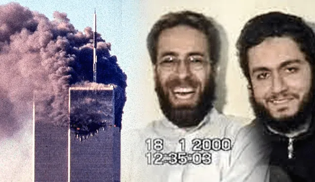 Ziad Jarrah y Mohammed Atta fueron 2 de los 4 pilotos de los aviones secuestrados el 11 de septiembre. Atta lideró la operación suicida e impactó su aeronave contra la torre norte del WTC. Foto: Composición/LR/Jazmin Ceras/AFP/The Sunday Times