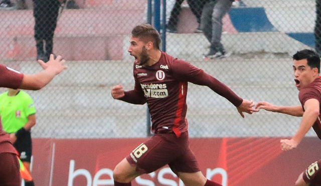 Tiago Cantoro anotó su primer gol con la 'U'. Foto: Liga 1