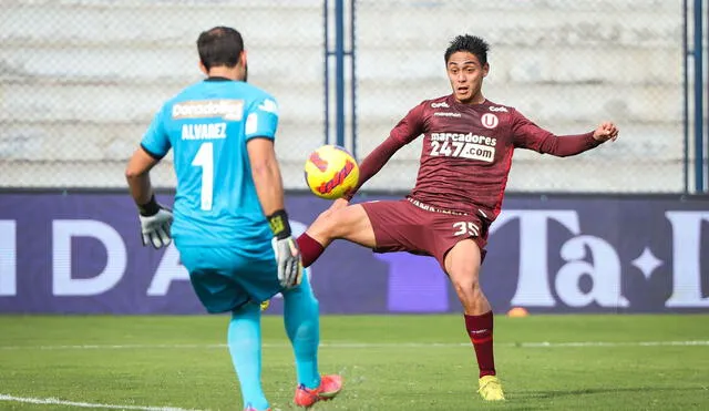 El delantero merengue salió al minuto 58 por Hernán Novick. Foto: Universitario de Deportes/Twitter