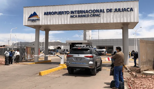 El aeropuerto de Juliaca suspenderá por tercera vez sus operaciones en lo que va de 2022. Foto: MTC