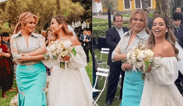 Gisela Valcárcel y Ethel Pozo se muestran muy felices juntas. Foto: Gisela Valcárce/Instagram