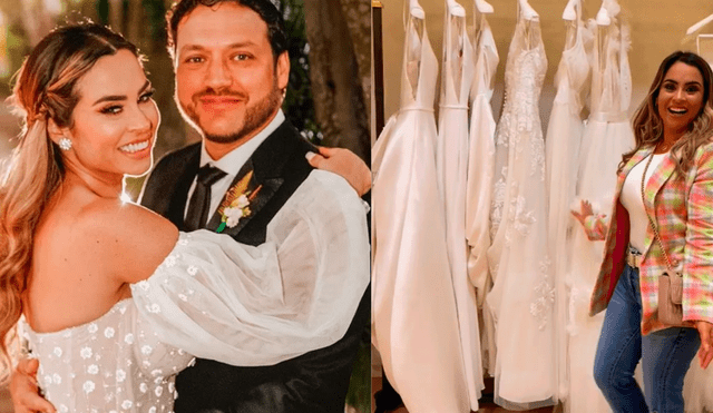El vestido original de Ethel Pozo no era como el que usó en su boda. Foto: composición LR/ @ethelpozo/Instagram