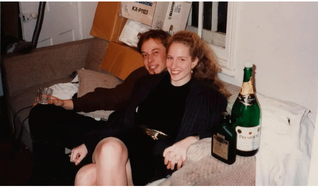 Jennifer Gwynne y Elon Musk comenzaron a salir en 1994, cuando ambos trabajaban como asesores residentes en un dormitorio universitario. Foto: RR Auction