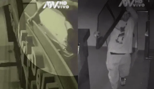 VMT: delincuente ingresó por la chimenea casi desnudo y se vistió en el interior de la vivienda. Foto: composición LR/captura video ATV