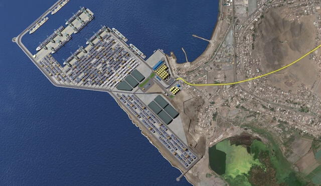 El terminal portuario multipropósito estará ubicado a 80 kilómetros al norte de Lima. Foto: Andina