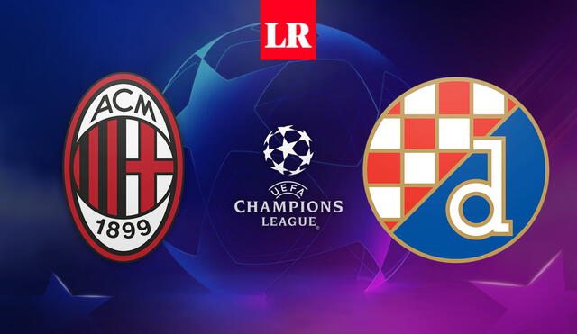 AC Milan vs. Dinamo Zagreb se jugará por la fecha 2 de la Champions League. Foto: composición GLR