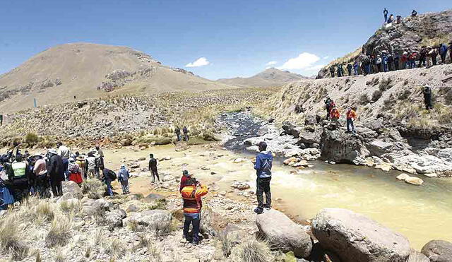 Daños. Aguas fueron contaminadas por actividad minera. Foto: La República