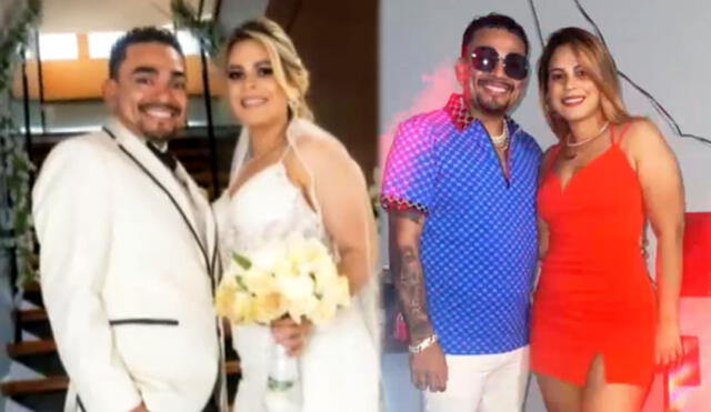 Josimar y Yadira Cárdenas se casaron en 2021 en Estados Unidos. Foto: capturas ATV