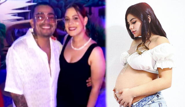 Josimar y Yadira Cárdenas se casaron en Estados Unidos, mientras que María Fe estaba embarazada. Foto: captura ATV / Instagram / María Fe