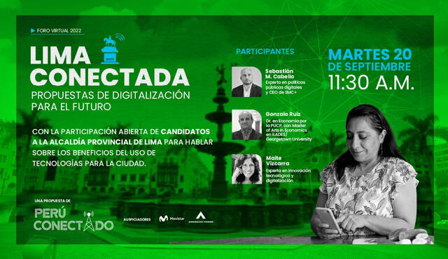 Webinar será emitido por las plataformas digitales de La República y LR+. Foto: difusión