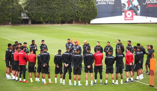 La selección peruana se encuentra entrenando en Videna. Foto: Twitter/Selección peruana