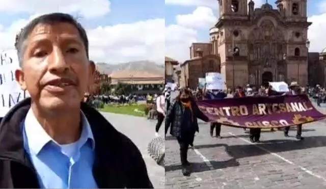 Artesanos de Cusco protestan por ferias que se realizan en centro histórico. Foto: Facebook